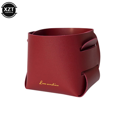 Nahast hoiukarp Kokkupandav elutuba magamistuba lauaarvuti kosmeetika Kaugjuhtimispult Kirjatarbed Mitmesugused hoiustamiskorvi pliiatsihoidja