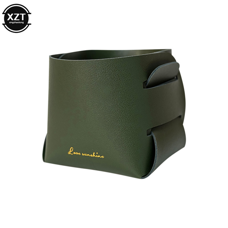 Nahast hoiukarp Kokkupandav elutuba magamistuba lauaarvuti kosmeetika Kaugjuhtimispult Kirjatarbed Mitmesugused hoiustamiskorvi pliiatsihoidja