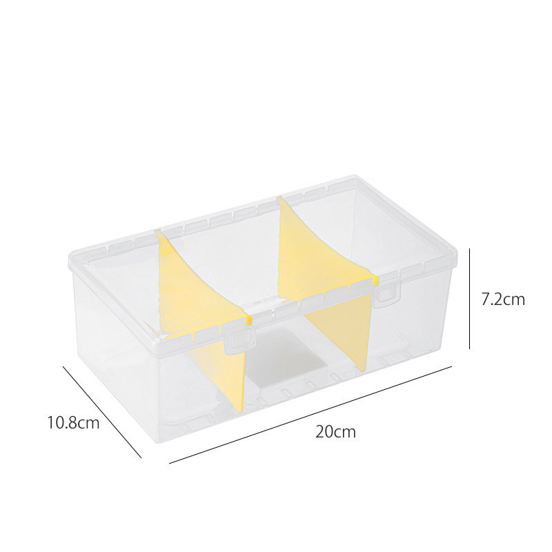 Sharkbang PP Kutija za pohranu Prozirni stolni organizator Veliki kapacitet Prilagodba Razglednice Naljepnice Kutija Držač potpaketa Pribor