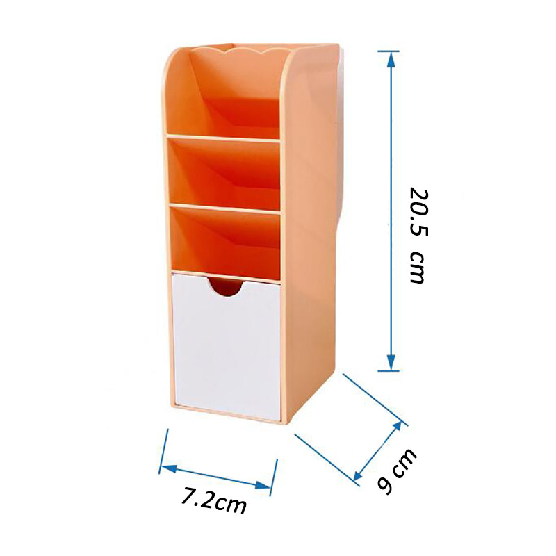 Suure mahutavusega multifunktsionaalne marker-pliiatsihoidja Minisahtlid Meigilaua korraldaja Vanity-hoidik Kontori kodukollektsioon