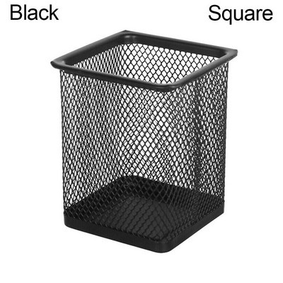 Višenamjenski držač za olovke Okrugla/kvadratna pohrana za olovke Uredska/školska pohrana držača za olovke Kutija za pohranu Organizator papira Mrežasta posuda za olovke