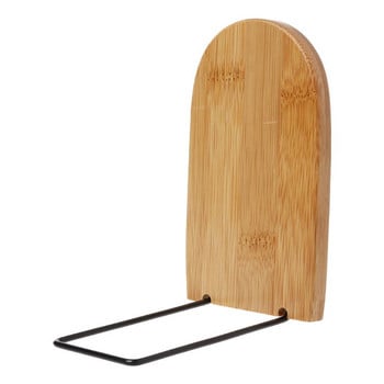 Nature Bamboo Desktop Organizer Office Home Bookends Βιβλιοθήκες Βιβλιοθήκη Βάση Βιβλιοθήκη ράφι