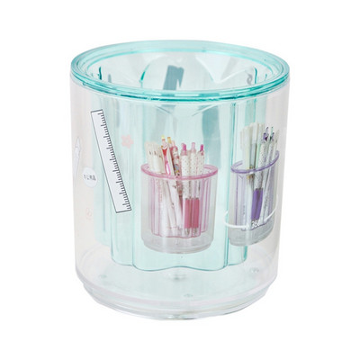 Višenamjenski stolni držač za olovke Plastično kućište Rotirajući stolni organizator za 360°