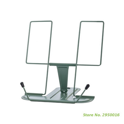 Állítható asztali könyvállvány Összehajtható szakácskönyvtartó Hordozható könyvtartó csúszásmentes lapkapcsok vastag könyvekhez, tankönyv receptekhez