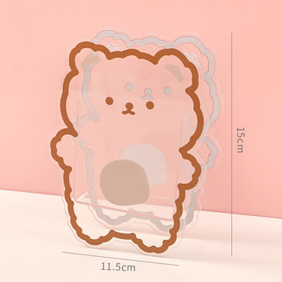 Cutie de depozitare transparentă Suport acrilic pentru stilou Multifuncțional de birou Organizator perie de machiaj Suport stilou Birou Rechizite de birou pentru școală