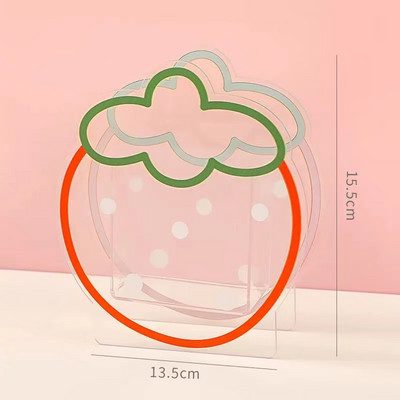 Cutie de depozitare transparentă Suport acrilic pentru stilou Multifuncțional de birou Organizator perie de machiaj Suport stilou Birou Rechizite de birou pentru școală