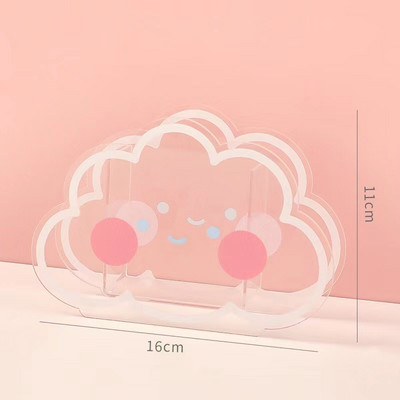 Cutie de depozitare transparentă Suport acrilic pentru stilou Multifuncțional de birou Organizator perie de machiaj Suport stilou Birou Rechizite de birou pentru școală