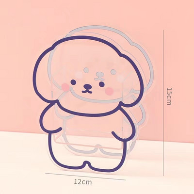 Cutie de depozitare transparentă Suport acrilic pentru stilou Multifuncțional de birou Organizator perie de machiaj Suport stilou Birou Rechizite de birou pentru școală