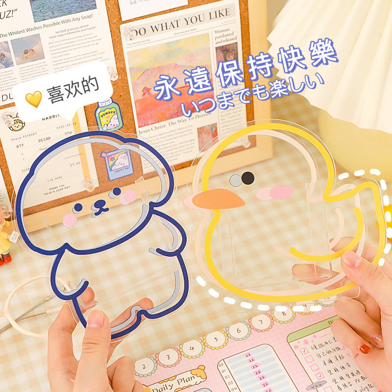 Cutie de depozitare transparentă Suport acrilic pentru stilou Multifuncțional de birou Organizator perie de machiaj Suport stilou Birou Rechizite de birou pentru școală