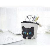 Mačka klizna kutija za pernice Ispit učenika Namjenska mrežasta najlonska kutija za pernice Unisex teleskopska torba za pernice Kutija za papir