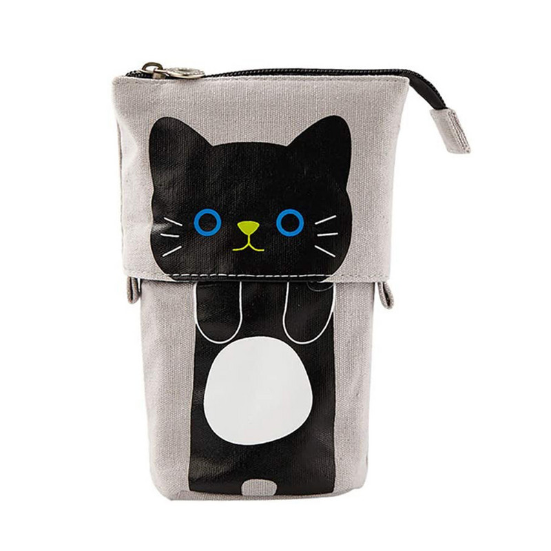 Mačka klizna kutija za pernice Ispit učenika Namjenska mrežasta najlonska kutija za pernice Unisex teleskopska torba za pernice Kutija za papir