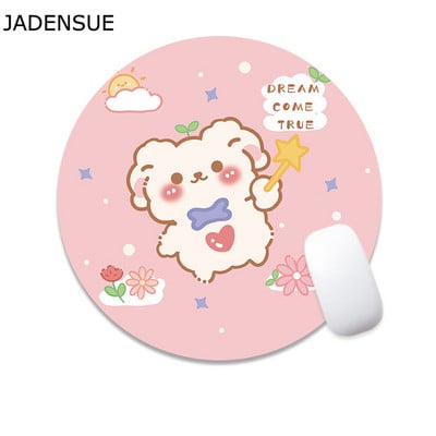Podloga za miša Računalna tipkovnica Okrugla crtana Kawaii podloga za stol Slatka podloga za pisaći stol 22x22cm Laptop Podloga za miš Uredski dodaci