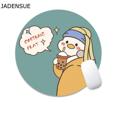 Podloga za miša Računalna tipkovnica Okrugla crtana Kawaii podloga za stol Slatka podloga za pisaći stol 22x22cm Laptop Podloga za miš Uredski dodaci