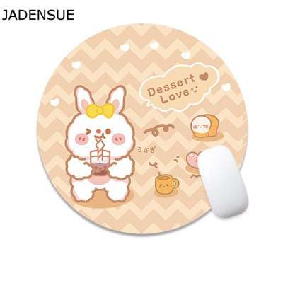 Podloga za miša Računalna tipkovnica Okrugla crtana Kawaii podloga za stol Slatka podloga za pisaći stol 22x22cm Laptop Podloga za miš Uredski dodaci
