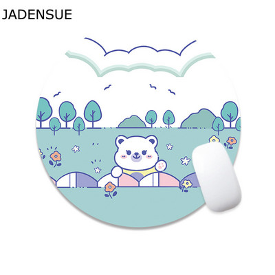 Podloga za miša Računalna tipkovnica Okrugla crtana Kawaii podloga za stol Slatka podloga za pisaći stol 22x22cm Laptop Podloga za miš Uredski dodaci