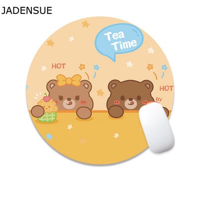 Podloga za miša Računalna tipkovnica Okrugla crtana Kawaii podloga za stol Slatka podloga za pisaći stol 22x22cm Laptop Podloga za miš Uredski dodaci