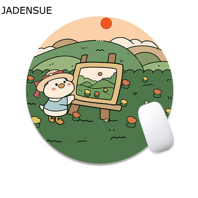 Podloga za miša Računalna tipkovnica Okrugla crtana Kawaii podloga za stol Slatka podloga za pisaći stol 22x22cm Laptop Podloga za miš Uredski dodaci