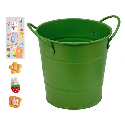 1kom/1 set držača za olovke, izdržljiva stolna kanta za pohranu, organizator za olovke s kompletom naljepnica, jednobojni držač četkica za šminku