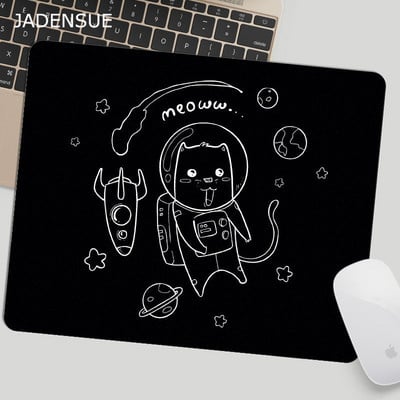 Ručno oslikana svemirska astronautska planeta Slatka podloga za miša Mala podloga za šavove po narudžbi Okrugla stolna podloga za prijenosno računalo i miš