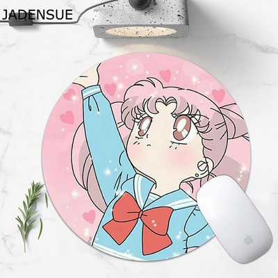 Kawaii Okrugla podloga za miš 22CM promjera Cartoon Gaming Deskpad Slatka podloga za stol Podloga za miš za prijenosno računalo Podloga za tipkovnicu računala