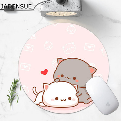 Kawaii Okrugla podloga za miš 22CM promjera Cartoon Gaming Deskpad Slatka podloga za stol Podloga za miš za prijenosno računalo Podloga za tipkovnicu računala