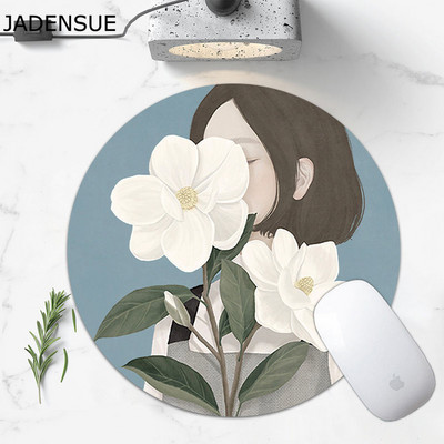 Kawaii Okrugla podloga za miš 22CM promjera Cartoon Gaming Deskpad Slatka podloga za stol Podloga za miš za prijenosno računalo Podloga za tipkovnicu računala