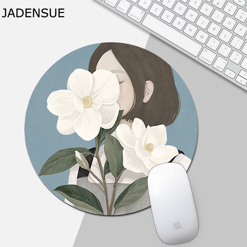 Kawaii Okrugla podloga za miš 22CM promjera Cartoon Gaming Deskpad Slatka podloga za stol Podloga za miš za prijenosno računalo Podloga za tipkovnicu računala