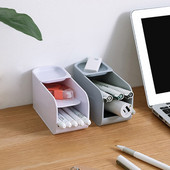 3-slojni stolni organizator Držač Višenamjenski uredski držač za olovke 2 odvojena odjeljka s malim držačem Pladanj Ukrasni držač