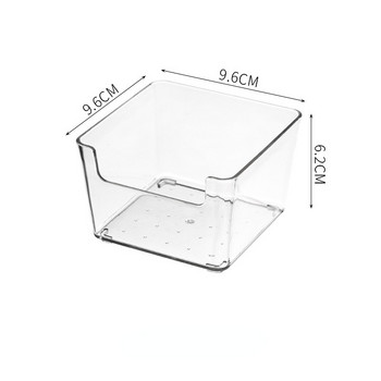 Настолна прозрачна кутия за съхранение Кутия за книги Козметична обработка на бижута Прекрасна студентска кошница за съхранение Акрилна кутия за органайзер