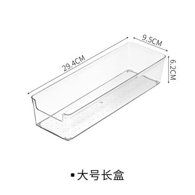 Lauapealne läbipaistev hoiukarp Raamatukarp Kosmeetilised ehted Viimistlus Armas õpilase hoiukorv Akrüülist organiseerimiskarp