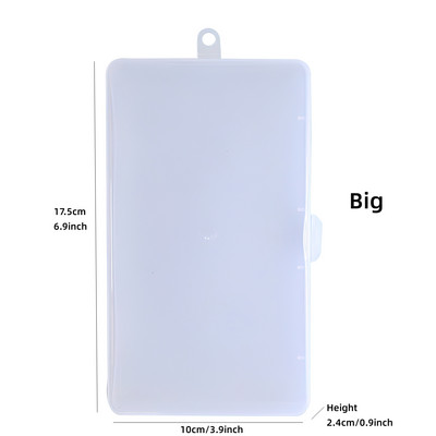 Mala/velika prozirna kutija za pohranu Organizator od PP plastičnog materijala za naljepnice Trake Olovke Uredski pribor Škola A7415