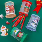 Kalėdų animacinių filmų sulankstoma darbalaukio laikymo dėžutė rašiklio laikiklis pieštukas Kūrybinis biuro reikmenų raštinės reikmenų laikiklis