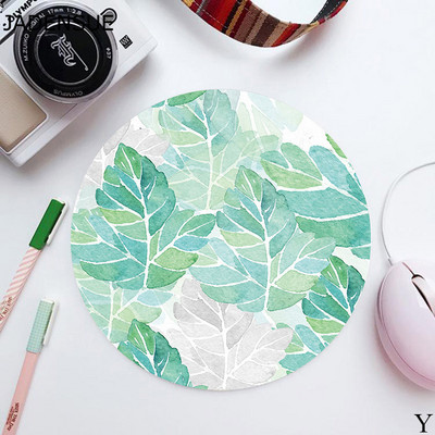 Tampă de mouse rotundă drăguță pentru fete Covorașe de birou de scris Kawaii Tampă de mouse Pad de birou Covoraș de mouse pentru laptop pentru birou, acasă, tastatură de computer