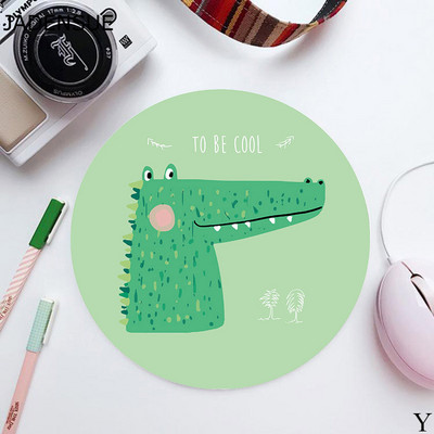 Tampă de mouse rotundă drăguță pentru fete Covorașe de birou de scris Kawaii Tampă de mouse Pad de birou Covoraș de mouse pentru laptop pentru birou, acasă, tastatură de computer
