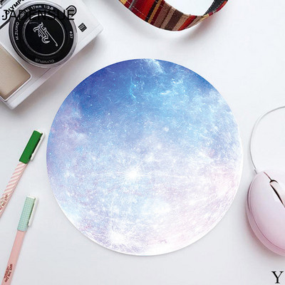 Tampă de mouse rotundă drăguță pentru fete Covorașe de birou de scris Kawaii Tampă de mouse Pad de birou Covoraș de mouse pentru laptop pentru birou, acasă, tastatură de computer