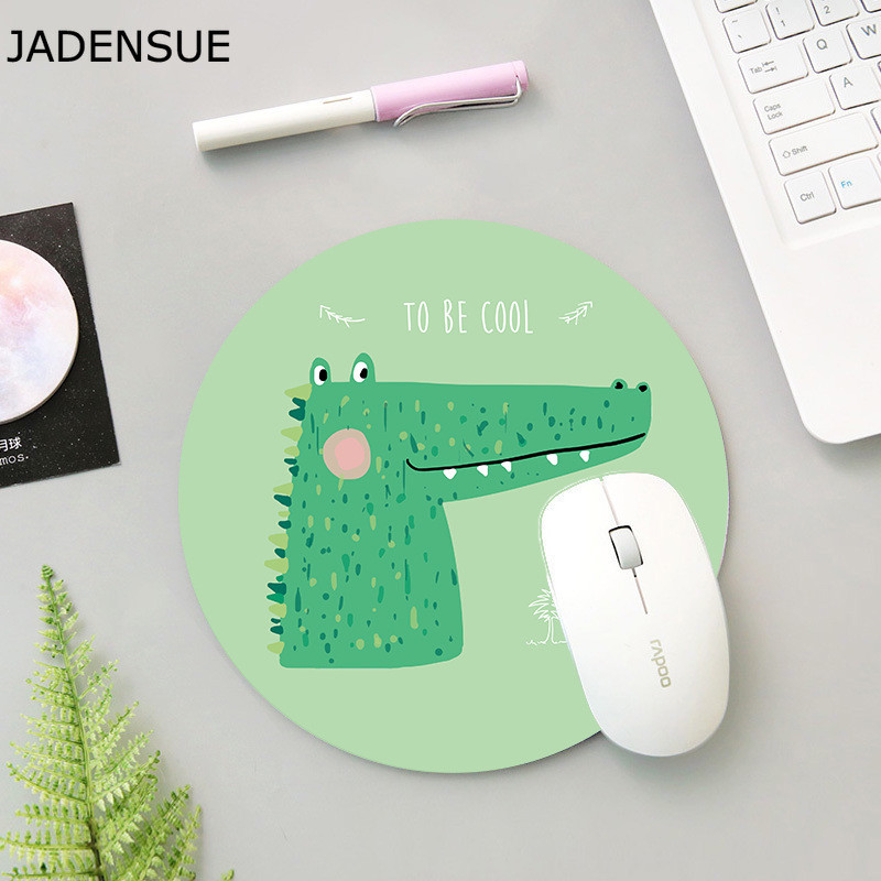Tampă de mouse rotundă drăguță pentru fete Covorașe de birou de scris Kawaii Tampă de mouse Pad de birou Covoraș de mouse pentru laptop pentru birou, acasă, tastatură de computer