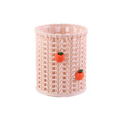 Žavingos išvaizdos lengvas spalvingas tuščiaviduris pieštuko laikiklis makiažo kosmetikos laikiklis bendrabučiui