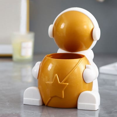 Višenamjenska praktična stolna dekoracija Kutija za pohranu Organizator kozmetike Zidna polica za WC Držač za olovke za astronauta