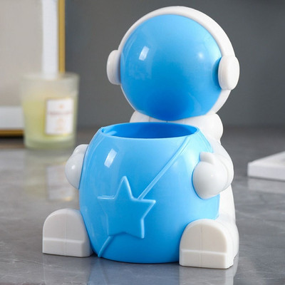 Višenamjenska praktična stolna dekoracija Kutija za pohranu Organizator kozmetike Zidna polica za WC Držač za olovke za astronauta