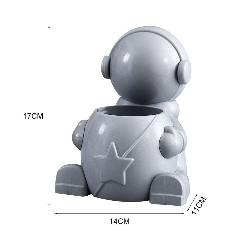 Višenamjenska praktična stolna dekoracija Kutija za pohranu Organizator kozmetike Zidna polica za WC Držač za olovke za astronauta