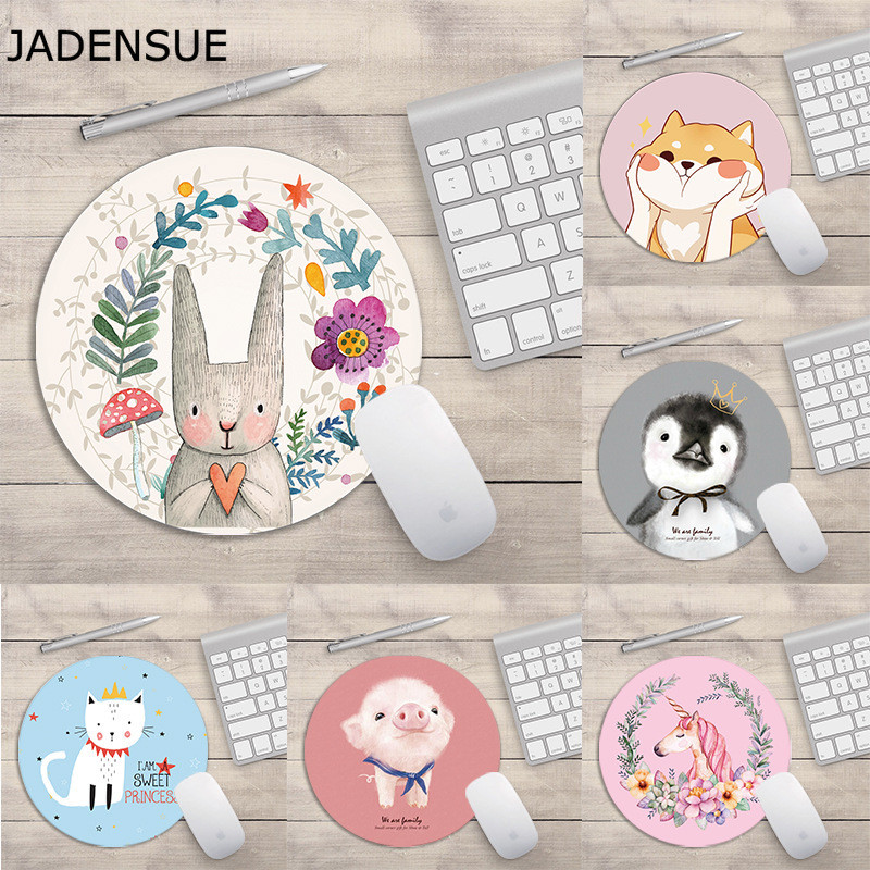 Podložky na stôl, okrúhla podložka pod myš na notebook, roztomilá podložka pod myš pre dievčatá, kawaii podložka pod myš na písanie, podložka pod myš pre kanceláriu, domácu podložku pod klávesnicu