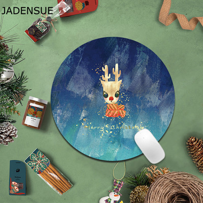 Božićni crtić Slatka podloga za miša Okrugla svježa podloga za stol Debela podloga za miš Uredsko računalo Podloga za tipkovnicu Deskpad Laptop Podloga za miš Poklon