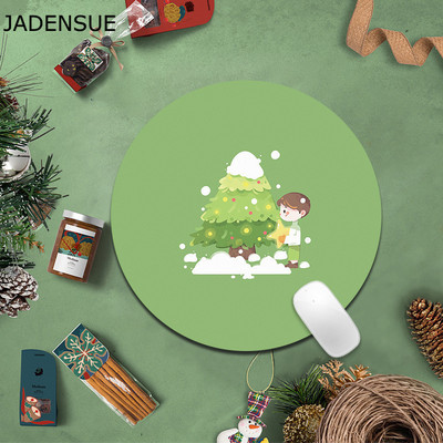 Božićni crtić Slatka podloga za miša Okrugla svježa podloga za stol Debela podloga za miš Uredsko računalo Podloga za tipkovnicu Deskpad Laptop Podloga za miš Poklon