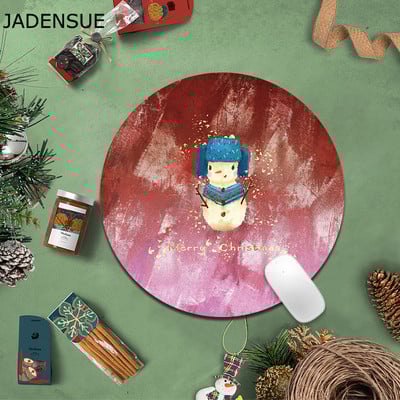 Božićni crtić Slatka podloga za miša Okrugla svježa podloga za stol Debela podloga za miš Uredsko računalo Podloga za tipkovnicu Deskpad Laptop Podloga za miš Poklon
