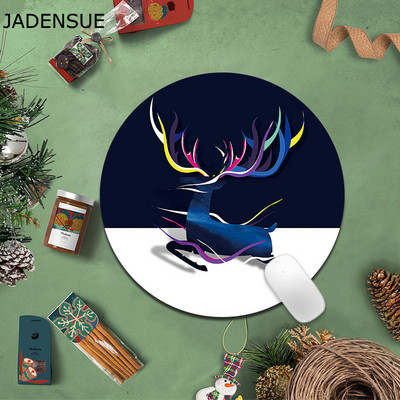 Božićni crtić Slatka podloga za miša Okrugla svježa podloga za stol Debela podloga za miš Uredsko računalo Podloga za tipkovnicu Deskpad Laptop Podloga za miš Poklon