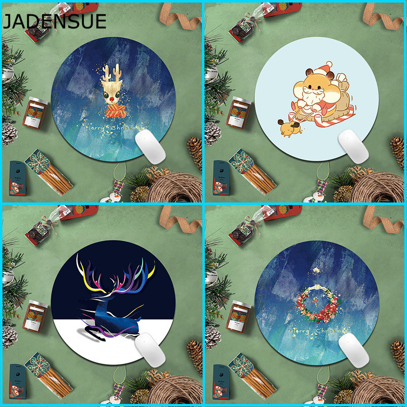 Božićni crtić Slatka podloga za miša Okrugla svježa podloga za stol Debela podloga za miš Uredsko računalo Podloga za tipkovnicu Deskpad Laptop Podloga za miš Poklon