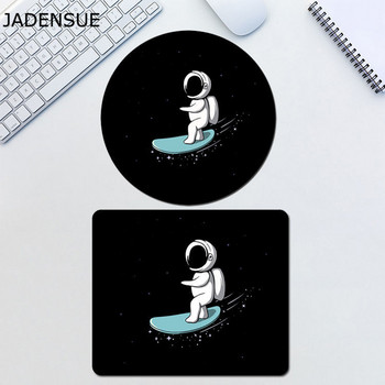 1PC Airman Sci-Fi Starry Sky Сладка подложка за мишка Deskpad Лаптоп Подложка за мишка Водоустойчива игрална компютърна клавиатура Противоплъзгащи се подложки за бюро