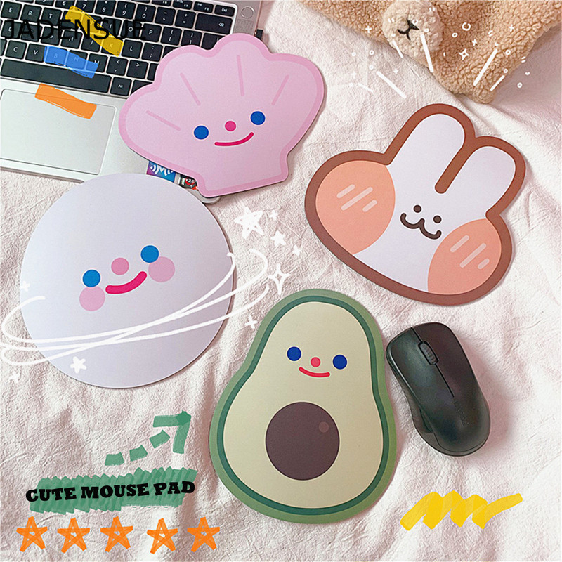 Smiley Clouds Avocado Cute Desk Mats Mouse Pad Ins Japanese Style Creative Office Computer Tipkovnica Mousepad Podloga za stol Mouse Podloga