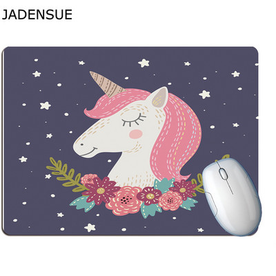 Gaming Creativ Office Mouse Pad Fete drăguțe Inimă Desene Animat Unicorn Tampă de birou pentru computer Covorașe de birou din cauciuc Covoraș de mouse pentru laptop pentru șoareci