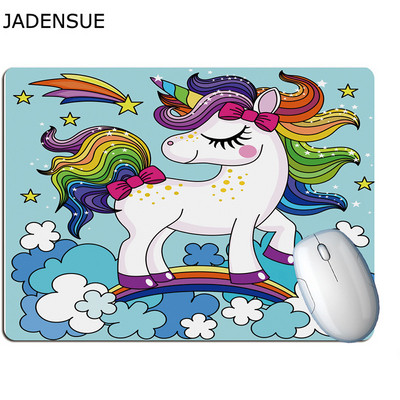 Gaming Creativ Office Mouse Pad Fete drăguțe Inimă Desene Animat Unicorn Tampă de birou pentru computer Covorașe de birou din cauciuc Covoraș de mouse pentru laptop pentru șoareci